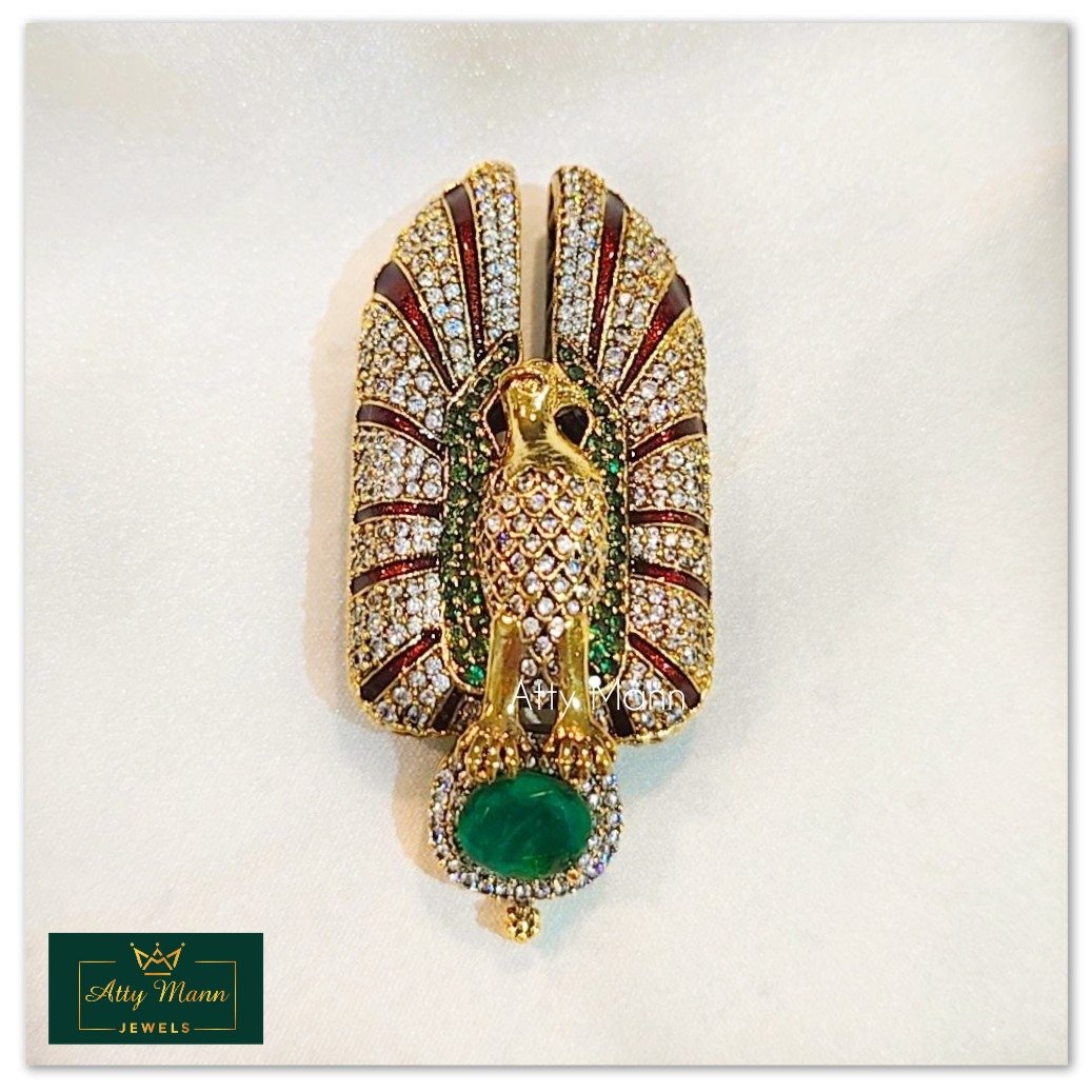 falcon heirloom brooch