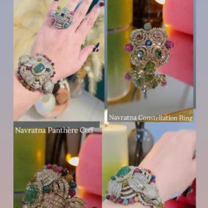 Navratna Panthère Cuff 01