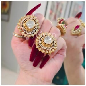 Uncut diamond Studs 1