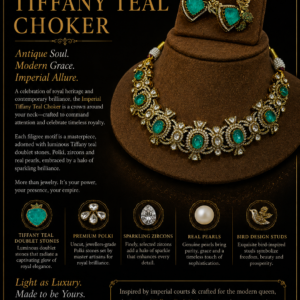 Imperial Tiffany Teal Choker