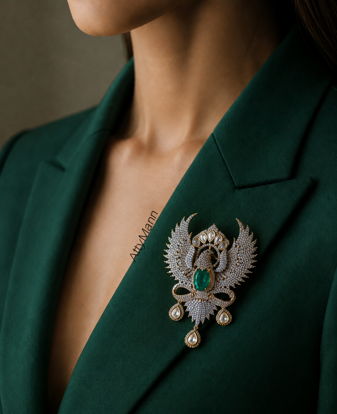 Phoenix Royale Brooch