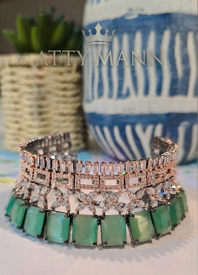 Mint Cz Choker - Image 2